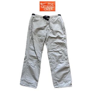 NIKE Men’s Belted Hiking Stone Cargo Woven Pants Size Adult XL Flex Waistband